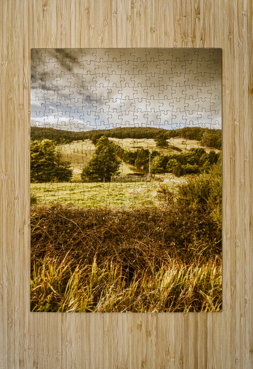 Cygnet rustic farming fields Jorgo Puzzle printing