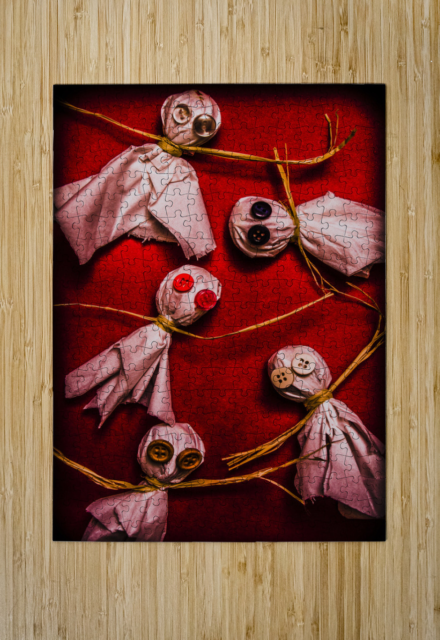 Scary halloween lollipop ghosts Jorgo Puzzle printing