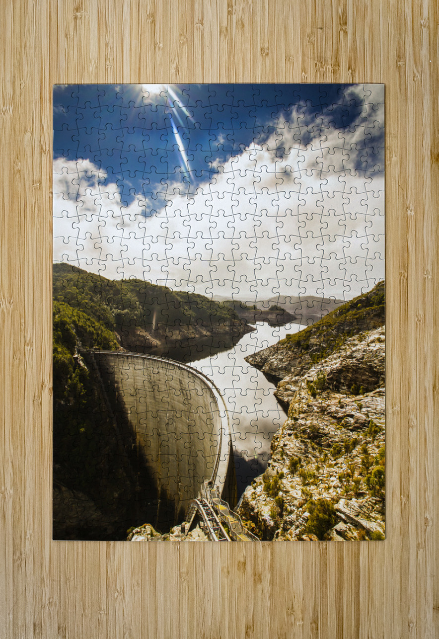 Gordon Dam Tasmania  Jorgo Puzzle printing