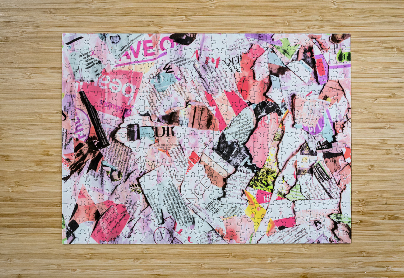 Mixed media messages Jorgo Puzzle printing