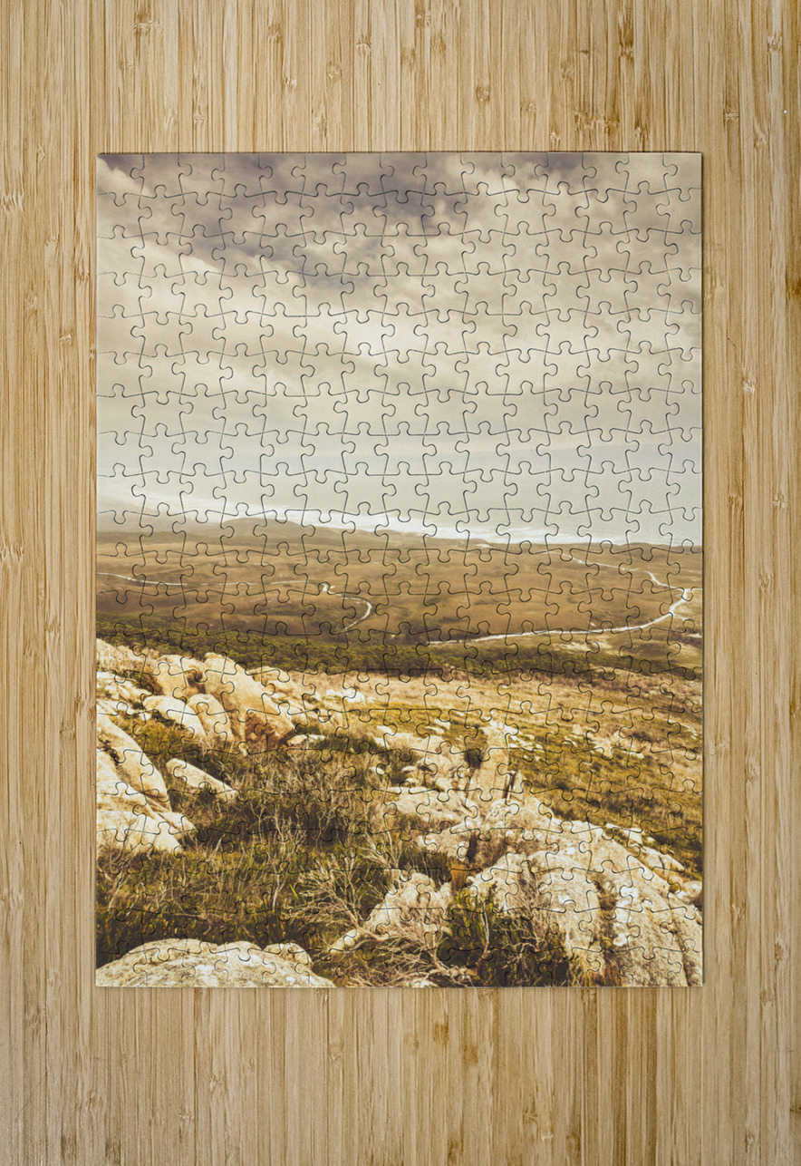 Muted mountain views Jorgo Puzzle printing