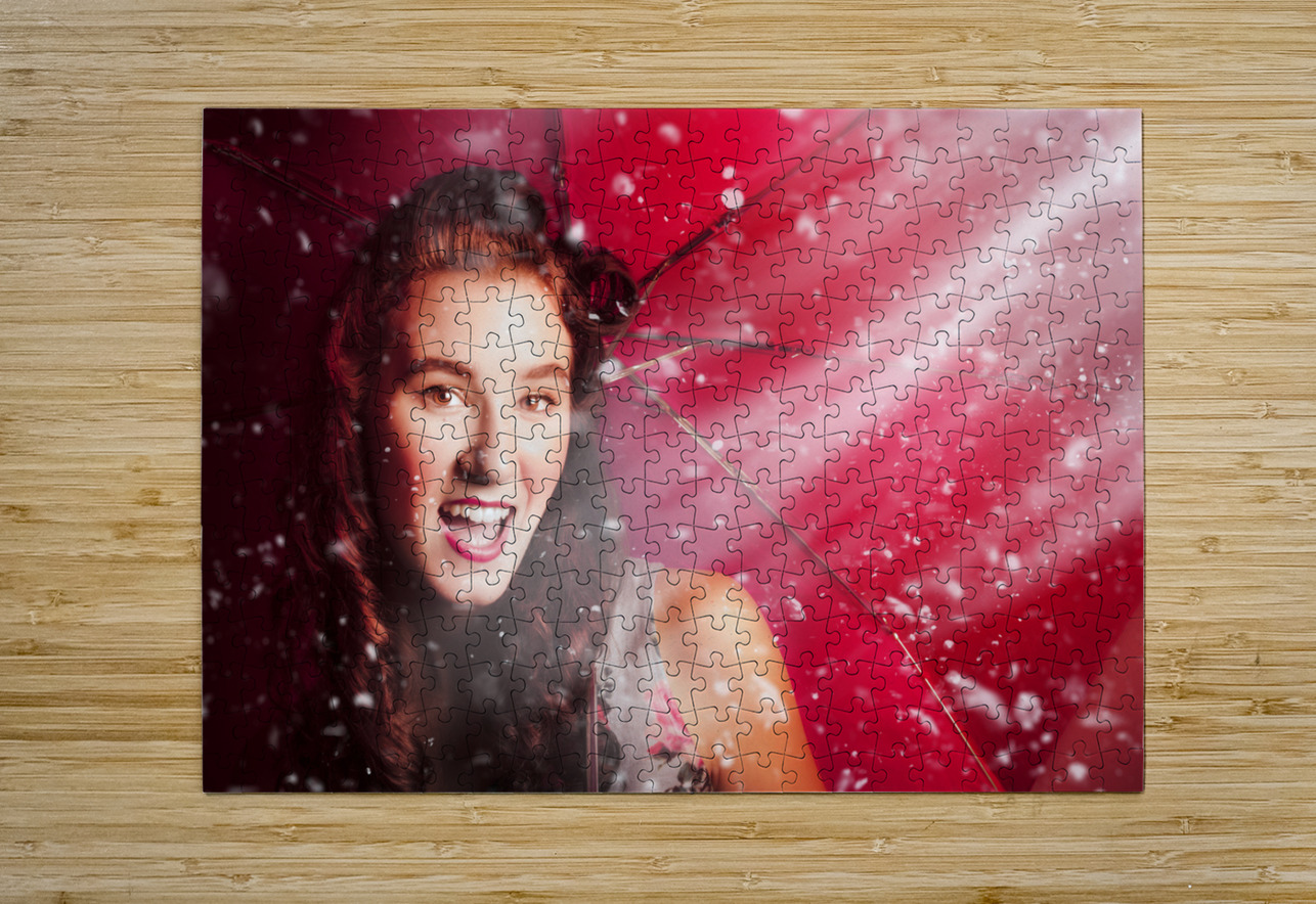 Fifties summer fun pin up Jorgo Puzzle printing