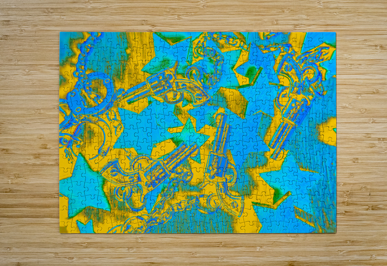 In wild west patterns Jorgo Puzzle printing