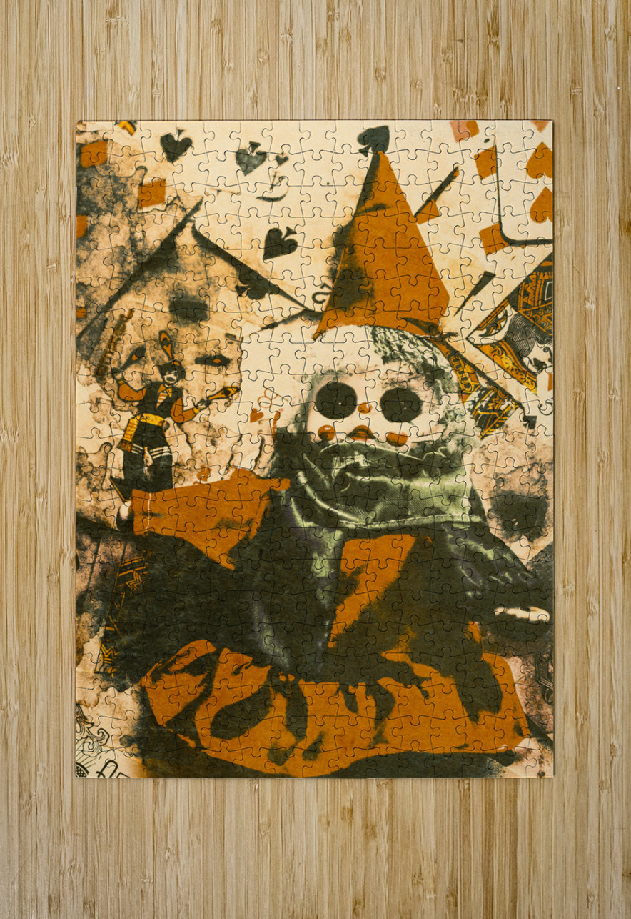 Spooky carnival clown doll Jorgo Puzzle printing