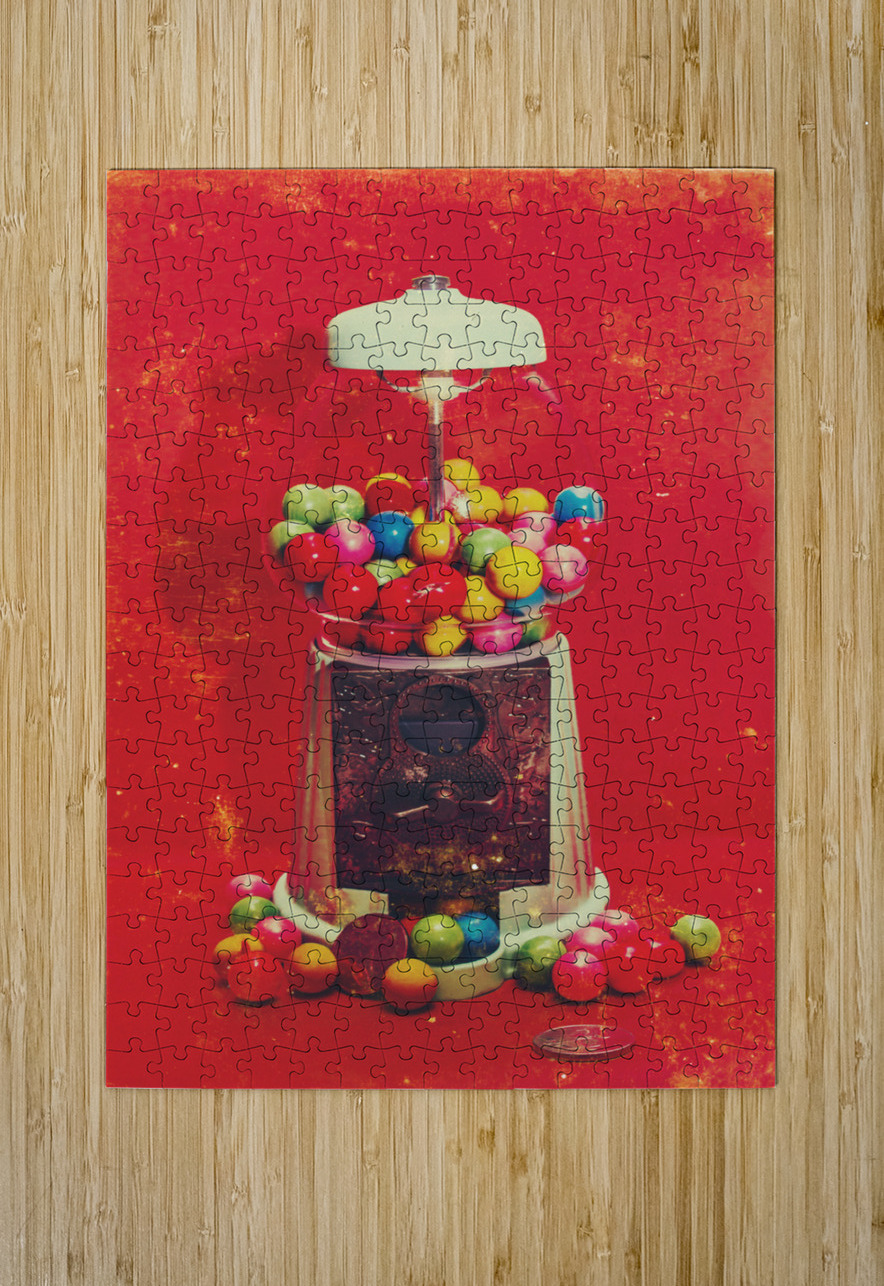 Vintage candy store gum ball machine Jorgo Puzzle printing