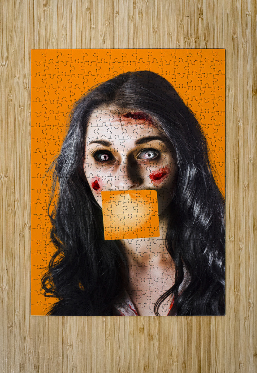 Zombie woman crying for help Jorgo Puzzle printing