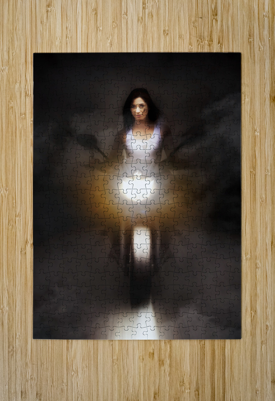 Motorcyclist Riding Bike At Fast Pace Jorgo Puzzle printing