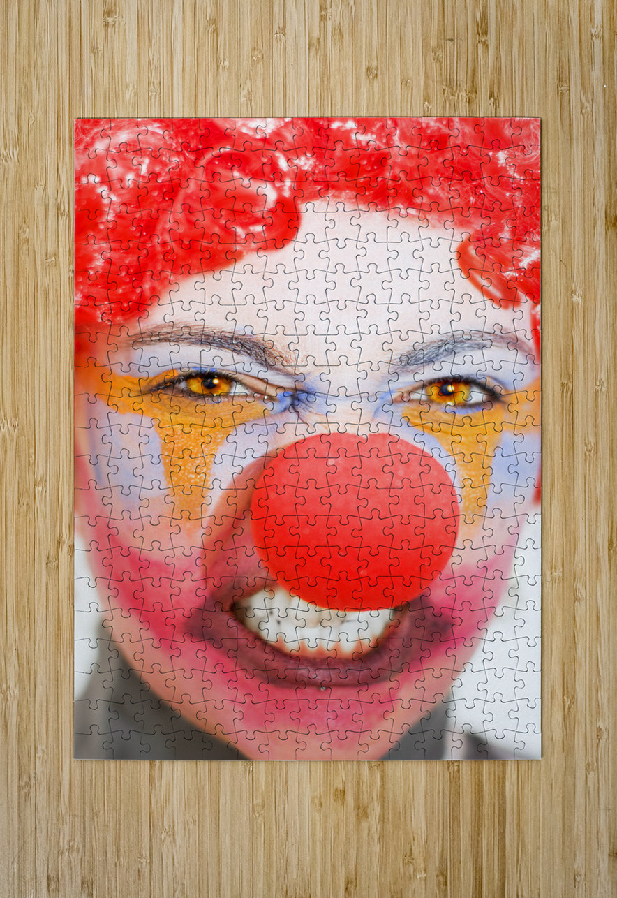 Red Clown Rage Jorgo Puzzle printing