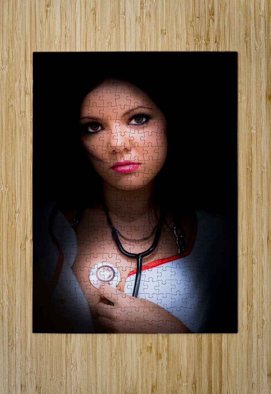 Love Struck Stethoscope Nurse Jorgo Puzzle printing