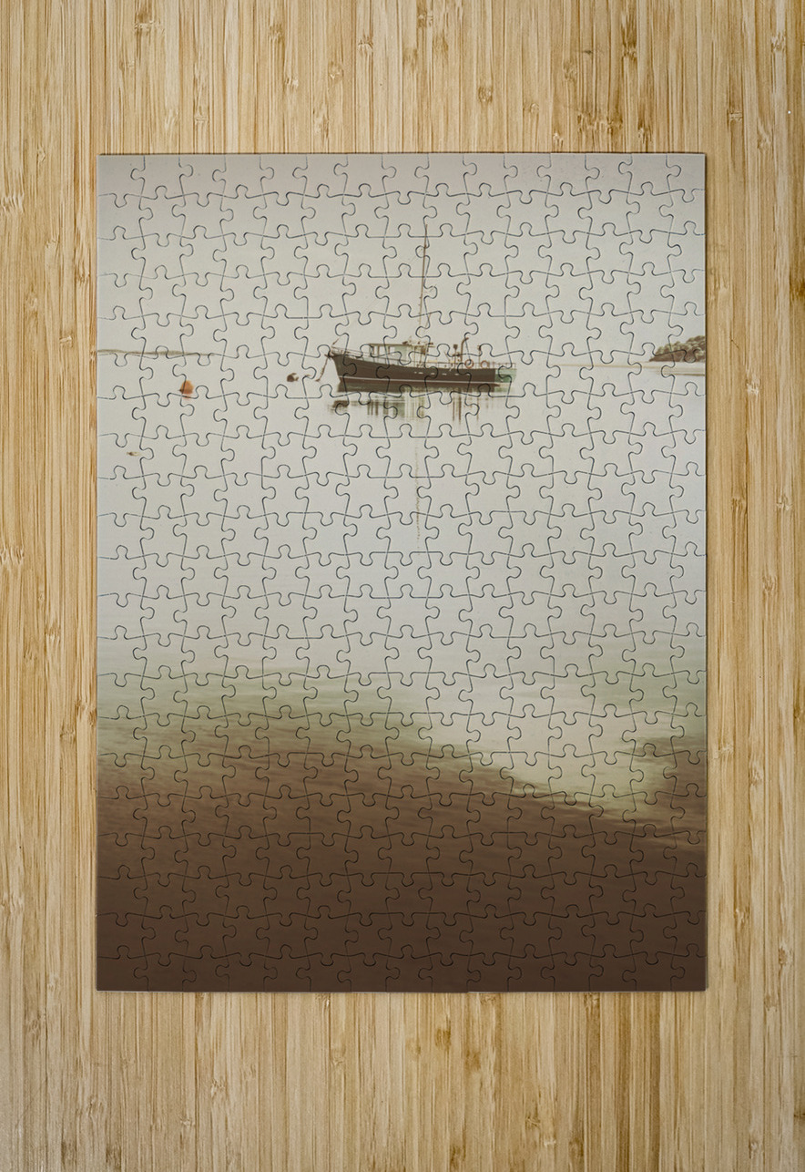 Fishing boat trawler docked at Tasmanian harbor Jorgo Puzzle printing