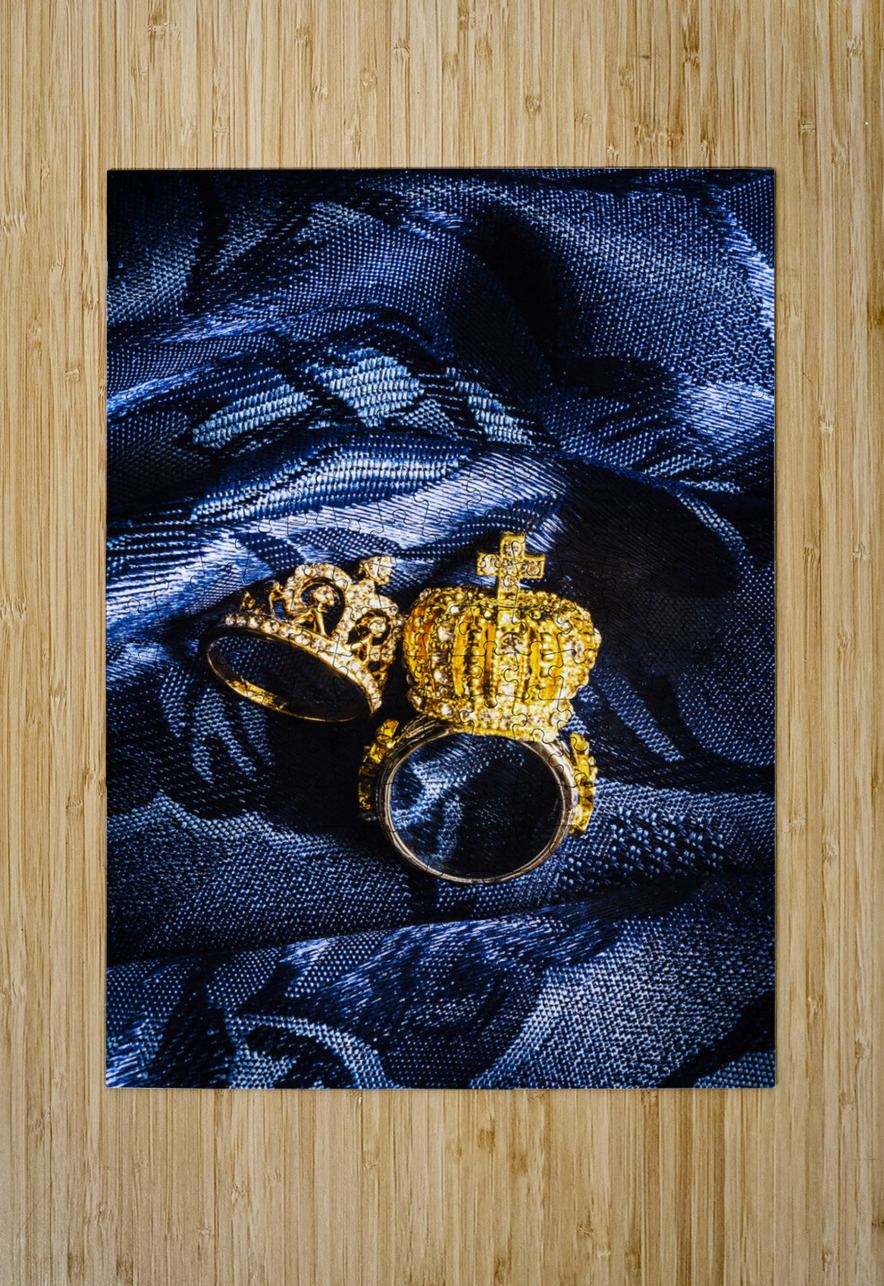 Royal blue couple Jorgo Puzzle printing