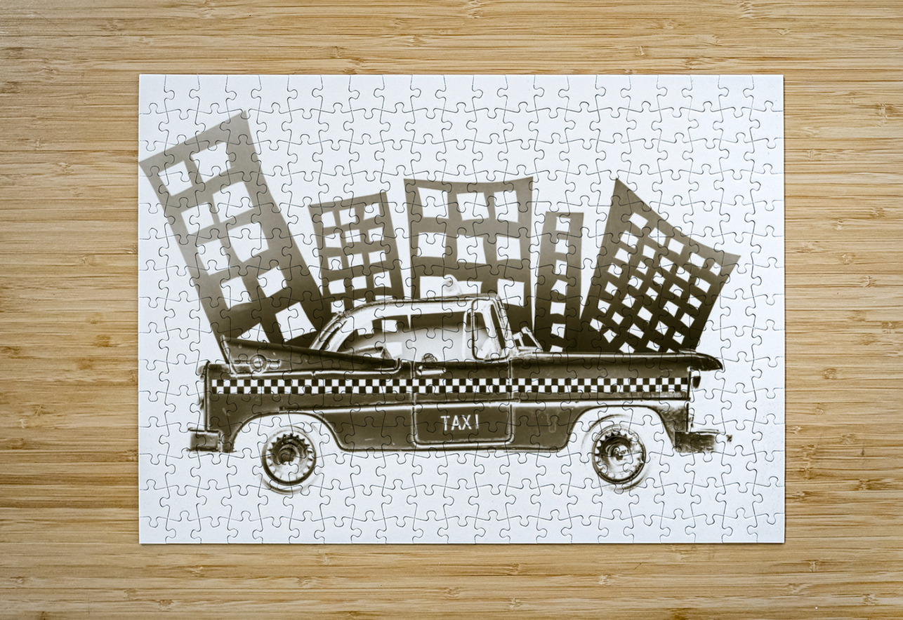 Taxicab town Jorgo Puzzle printing