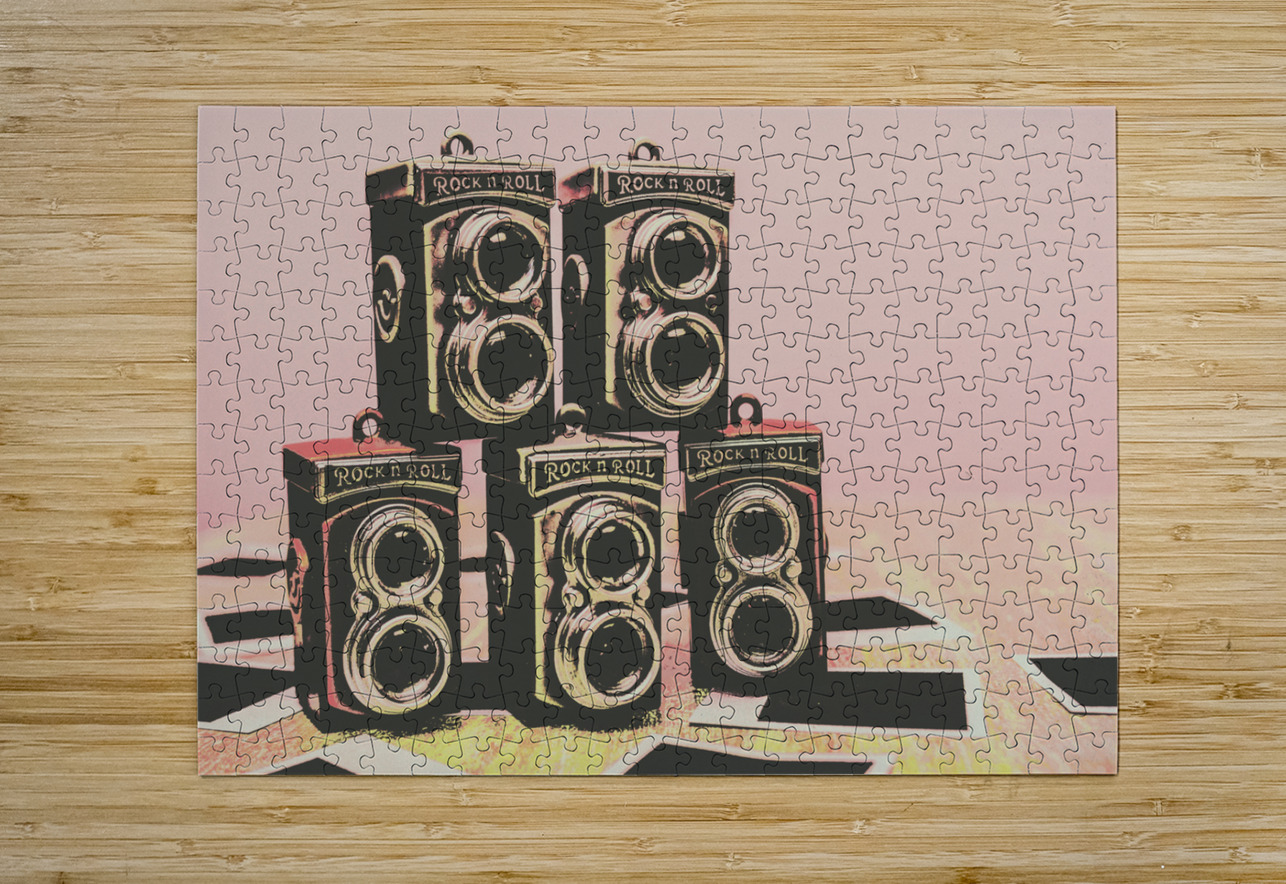 Retro photo camera pop art  Jorgo Puzzle printing