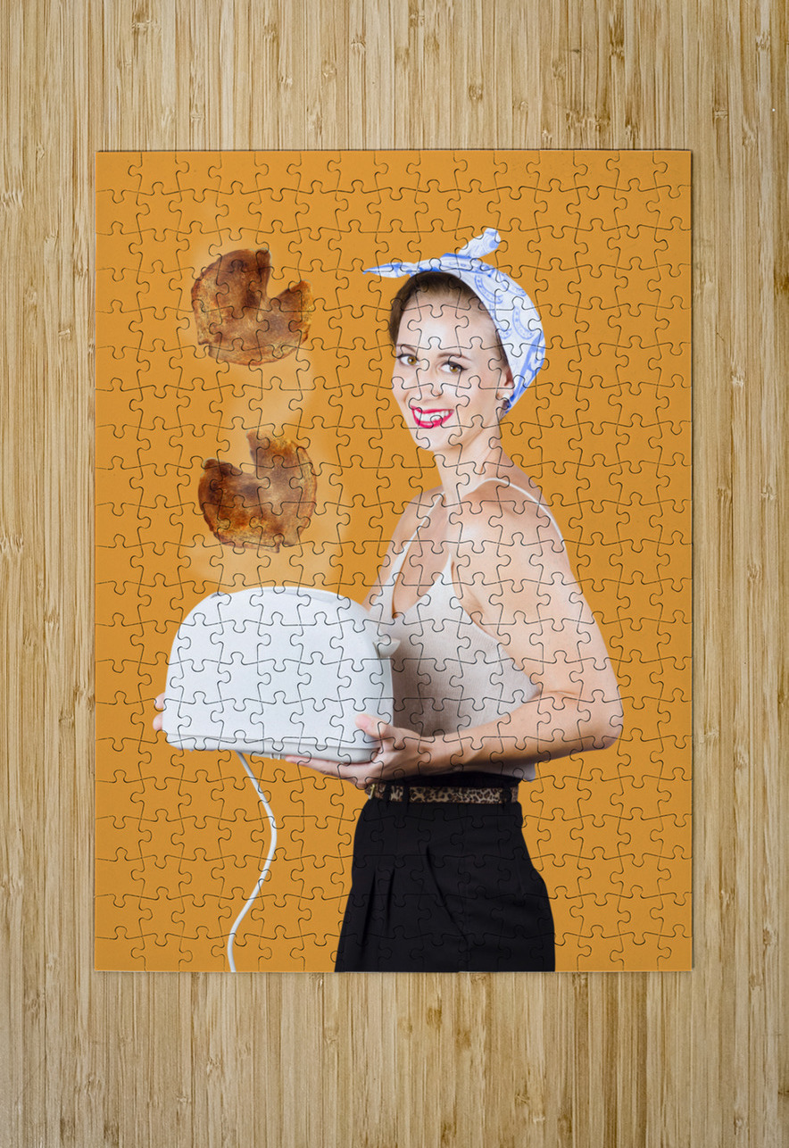 Breakfast at the retro roadhouse Jorgo Puzzle printing