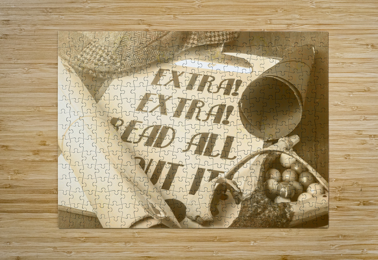 Extra extra read all about it Jorgo Puzzle printing