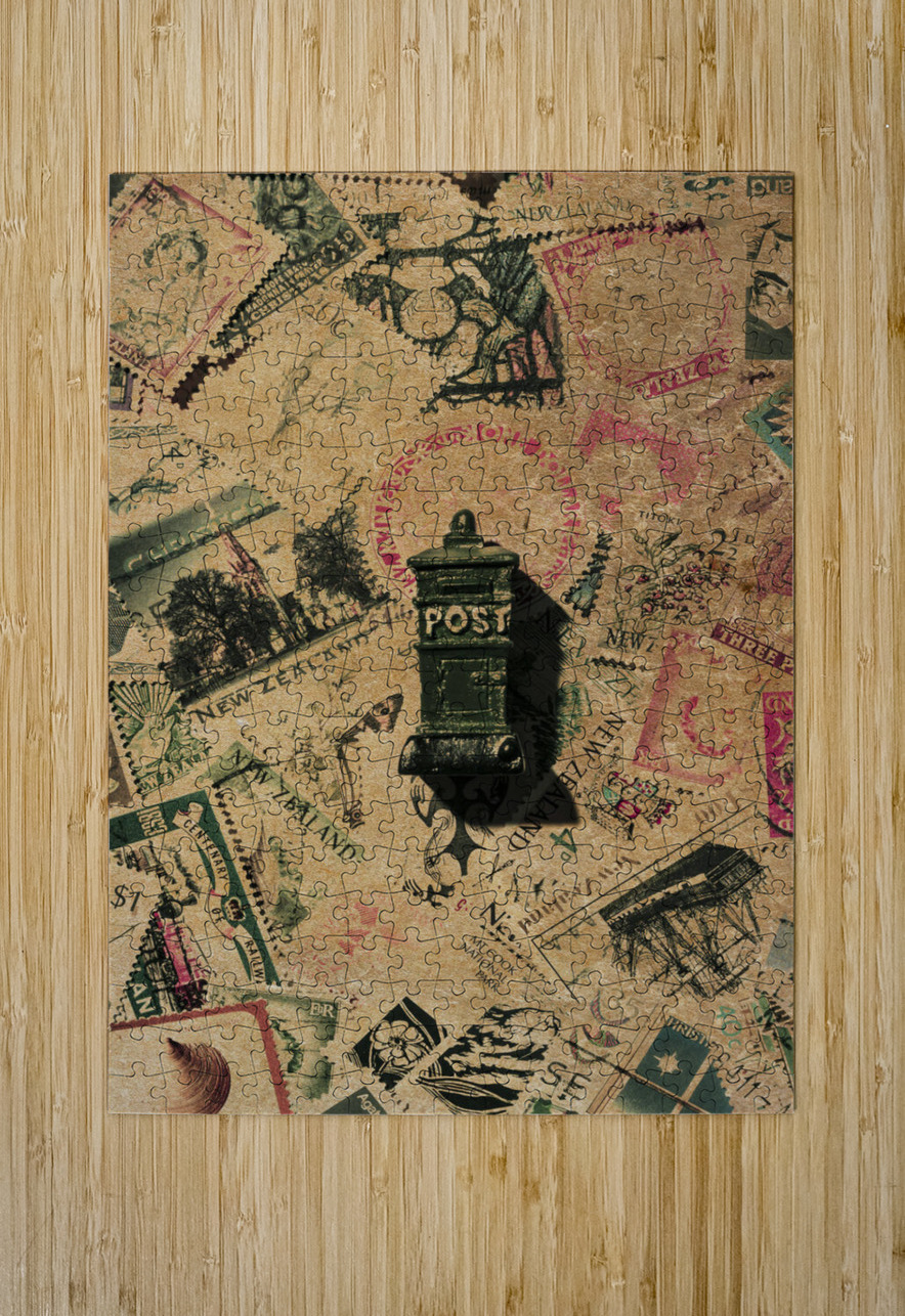 Past letters in post Jorgo Puzzle printing