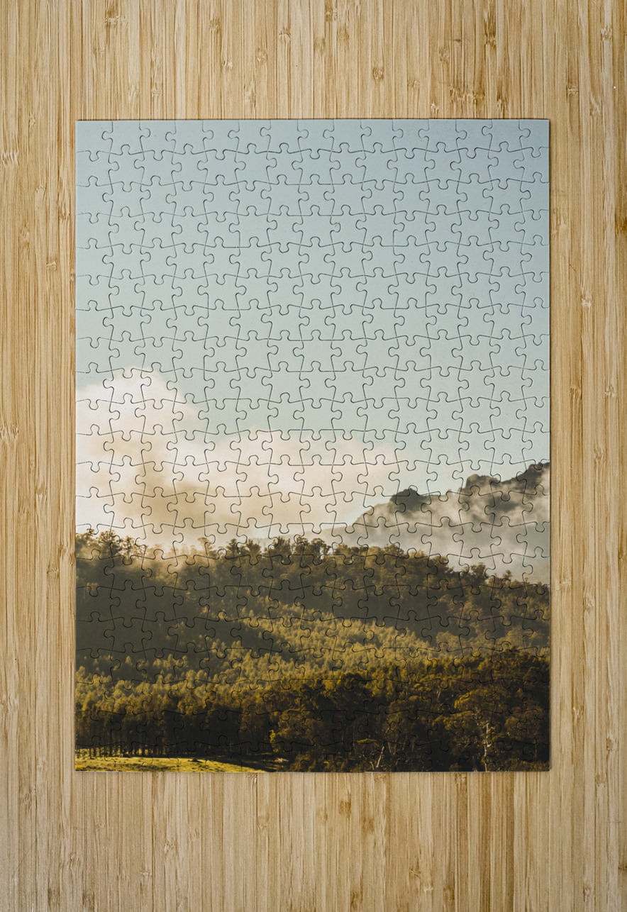 Misty mountain peaks Jorgo Puzzle printing
