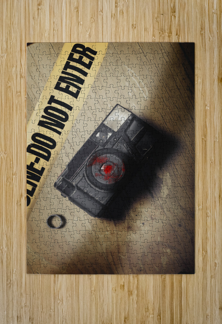 Crime scene evidence of the betrayal Jorgo Puzzle printing