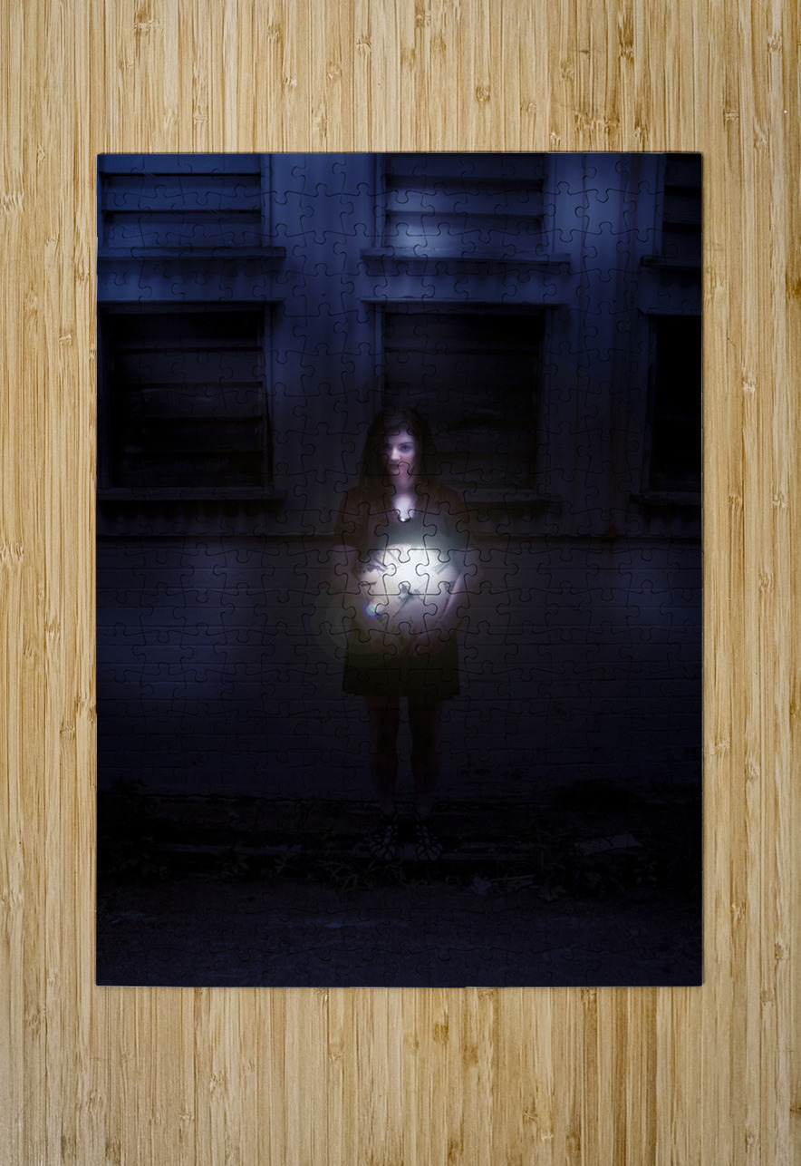 Woman Clock Nighttime Jorgo Puzzle printing