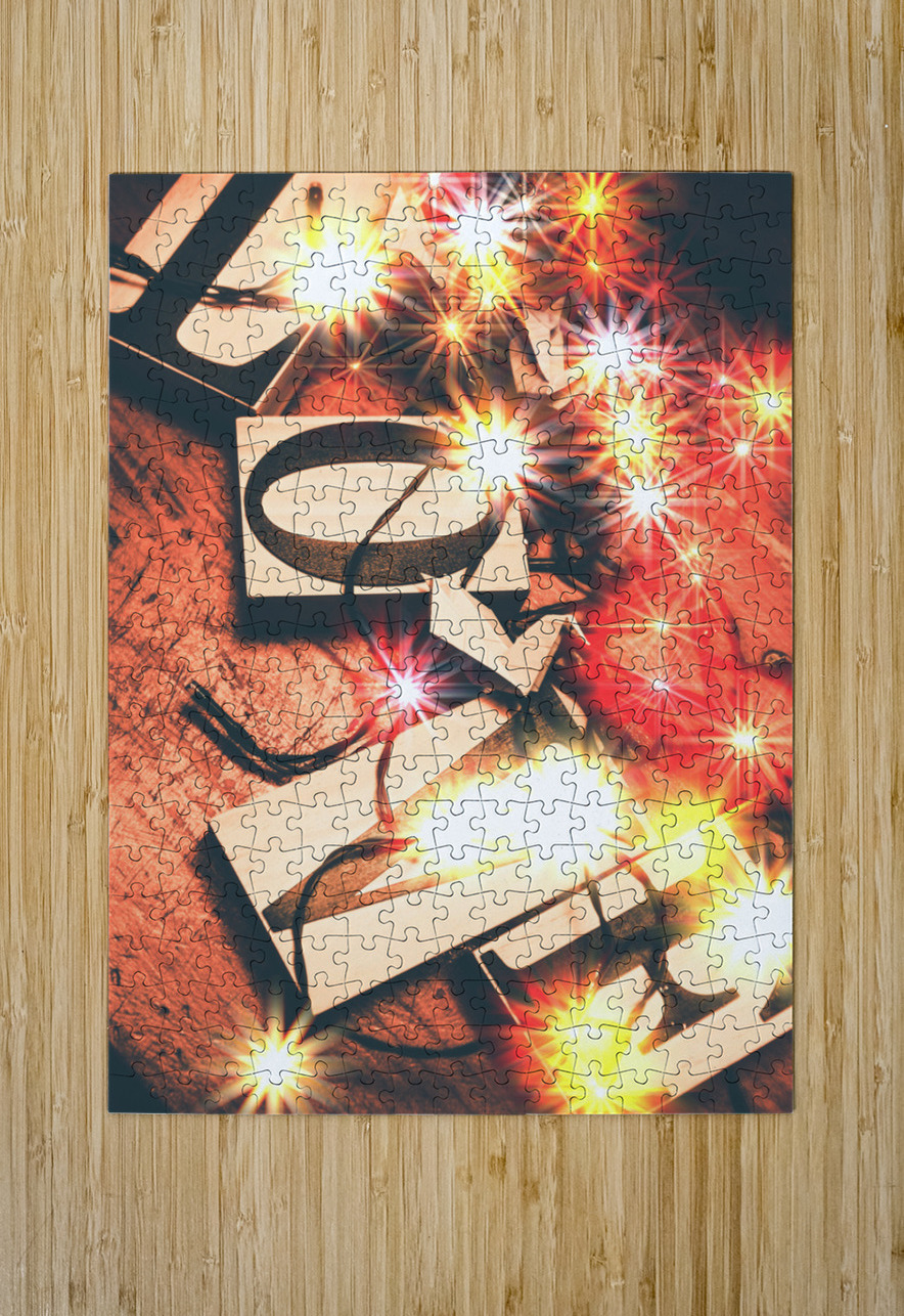 With love and lights Jorgo Puzzle printing