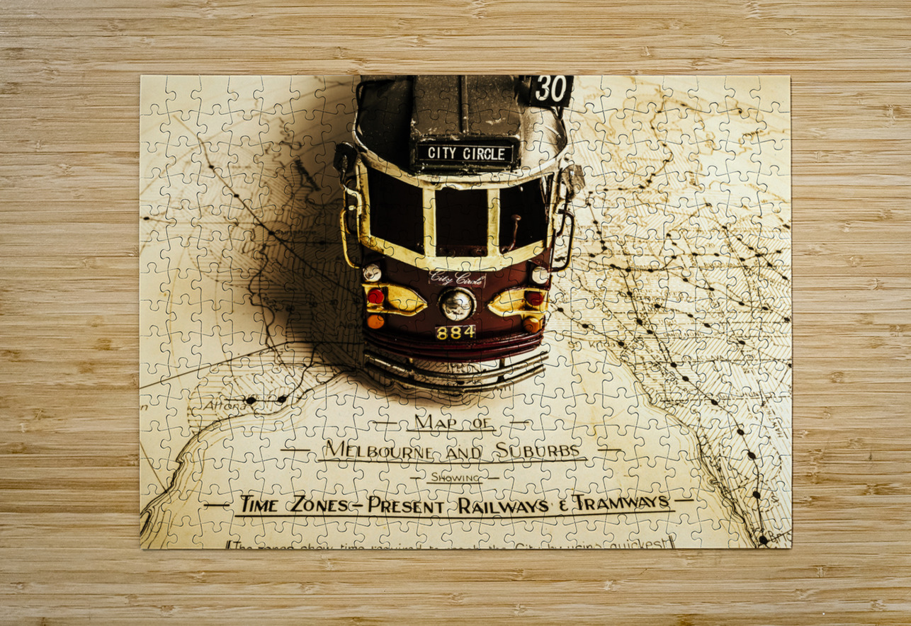 Vintage railways and tramways Jorgo Puzzle printing