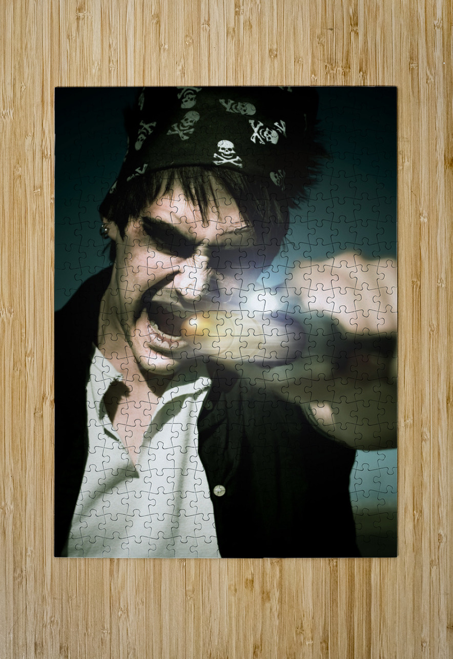 Man With Gun Jorgo Puzzle printing