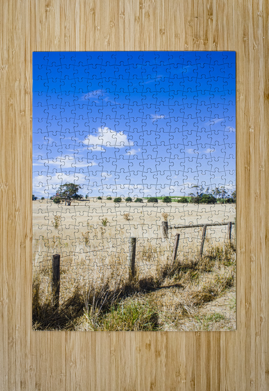 Arid agricultural landscape in South Tasmania Jorgo Puzzle printing
