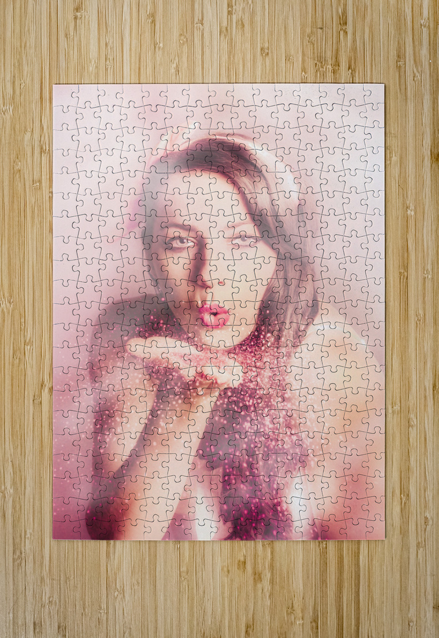 Manifest with love pinup Jorgo Puzzle printing