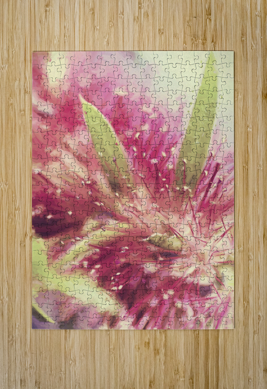 Bottle Brush flower species digital painting Jorgo Puzzle printing