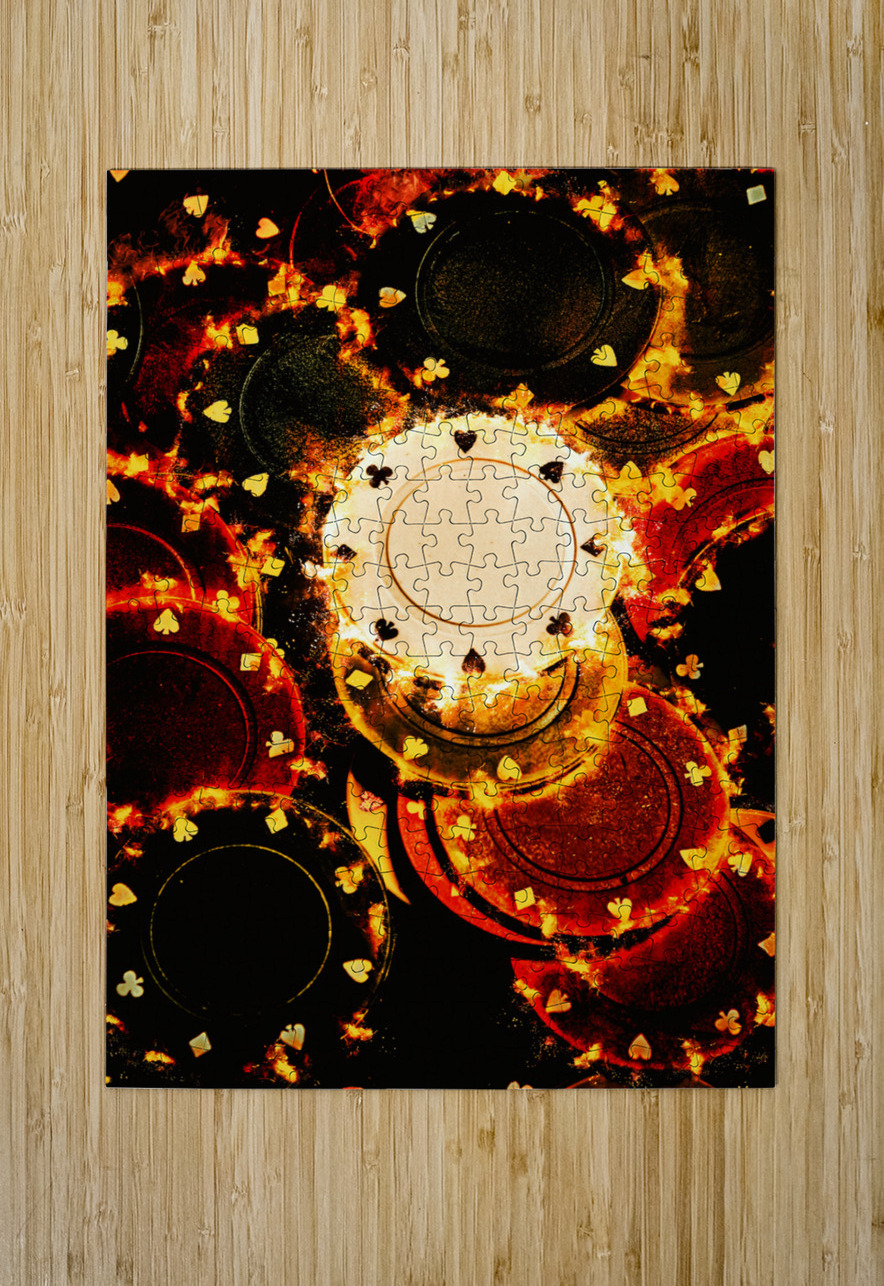 On fire Jorgo Puzzle printing