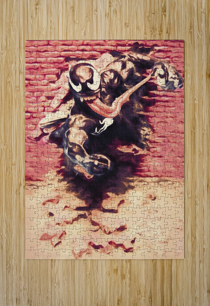 Venom breaking brick wall Jorgo Puzzle printing