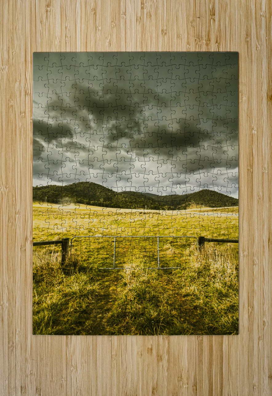 Storm covered winter farmland Jorgo Puzzle printing