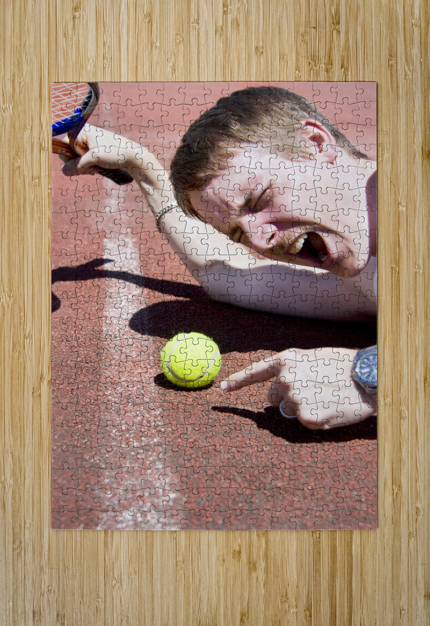 Tennis Player Tantrum Jorgo Puzzle printing
