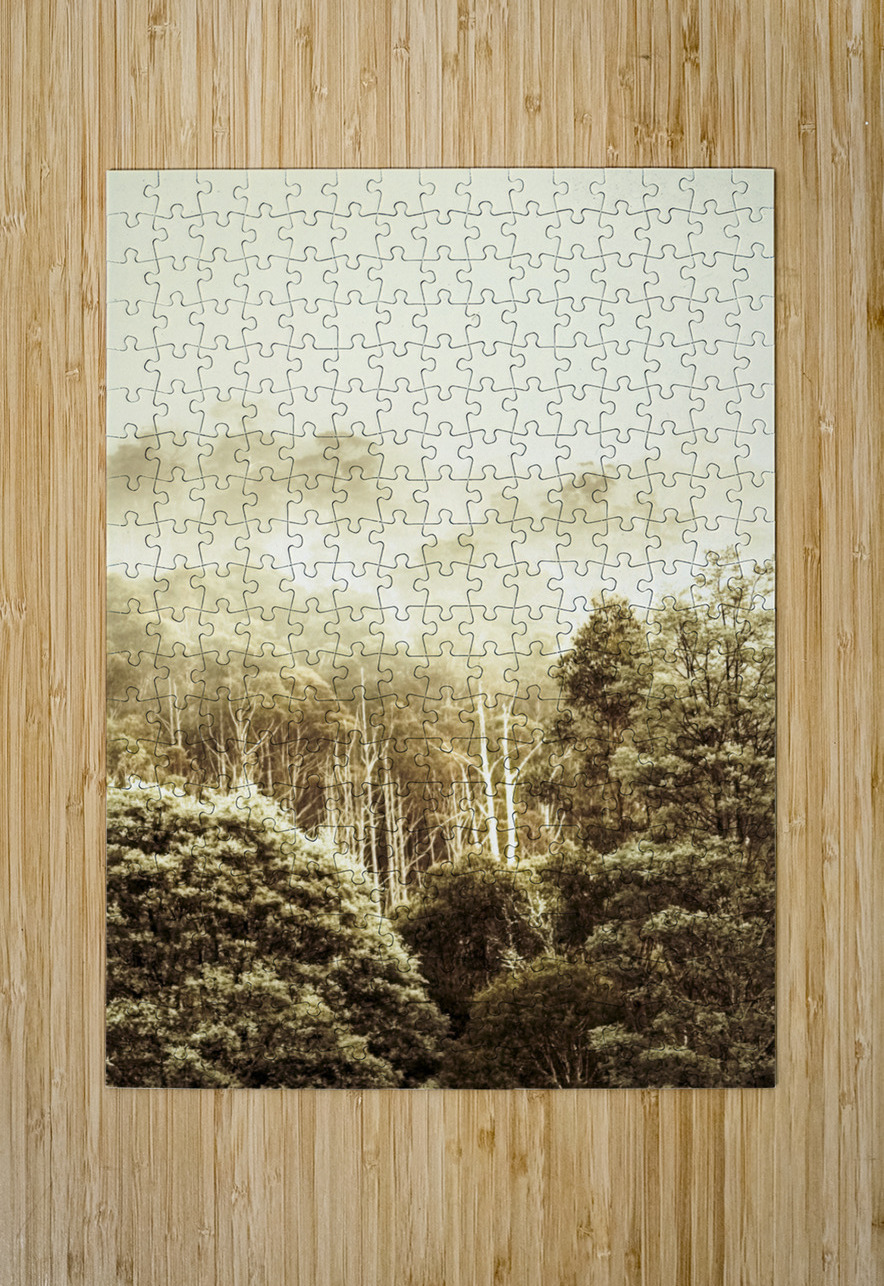 Rustic Tasmanian rural forest Jorgo Puzzle printing