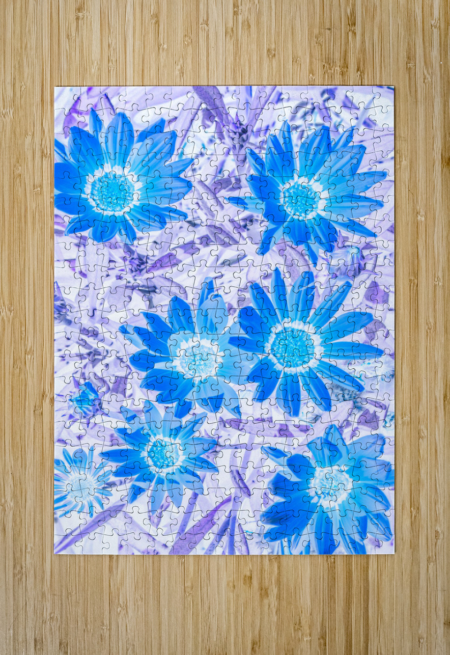 Gazania blue Jorgo Puzzle printing