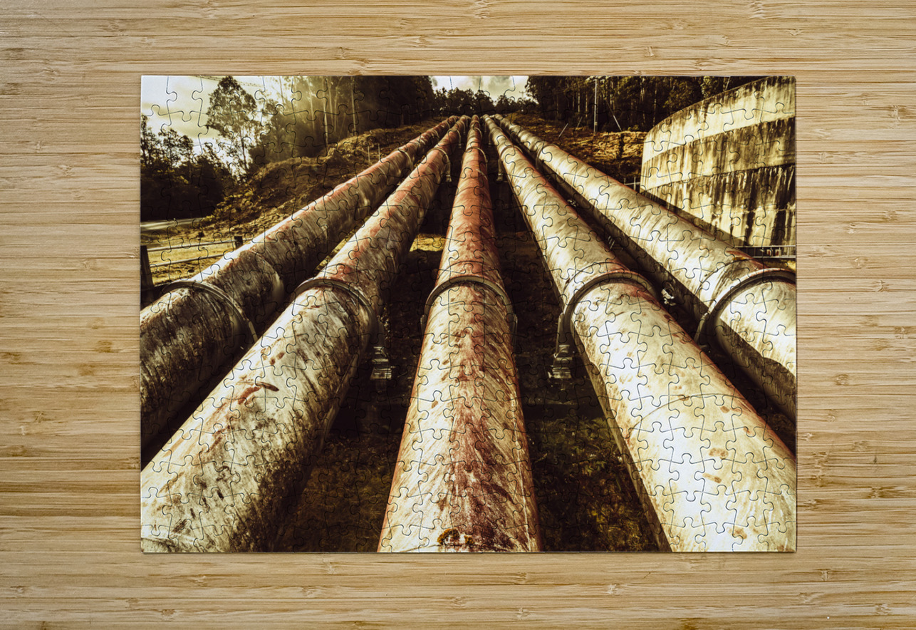 Industrial hydro architecture Jorgo Puzzle printing