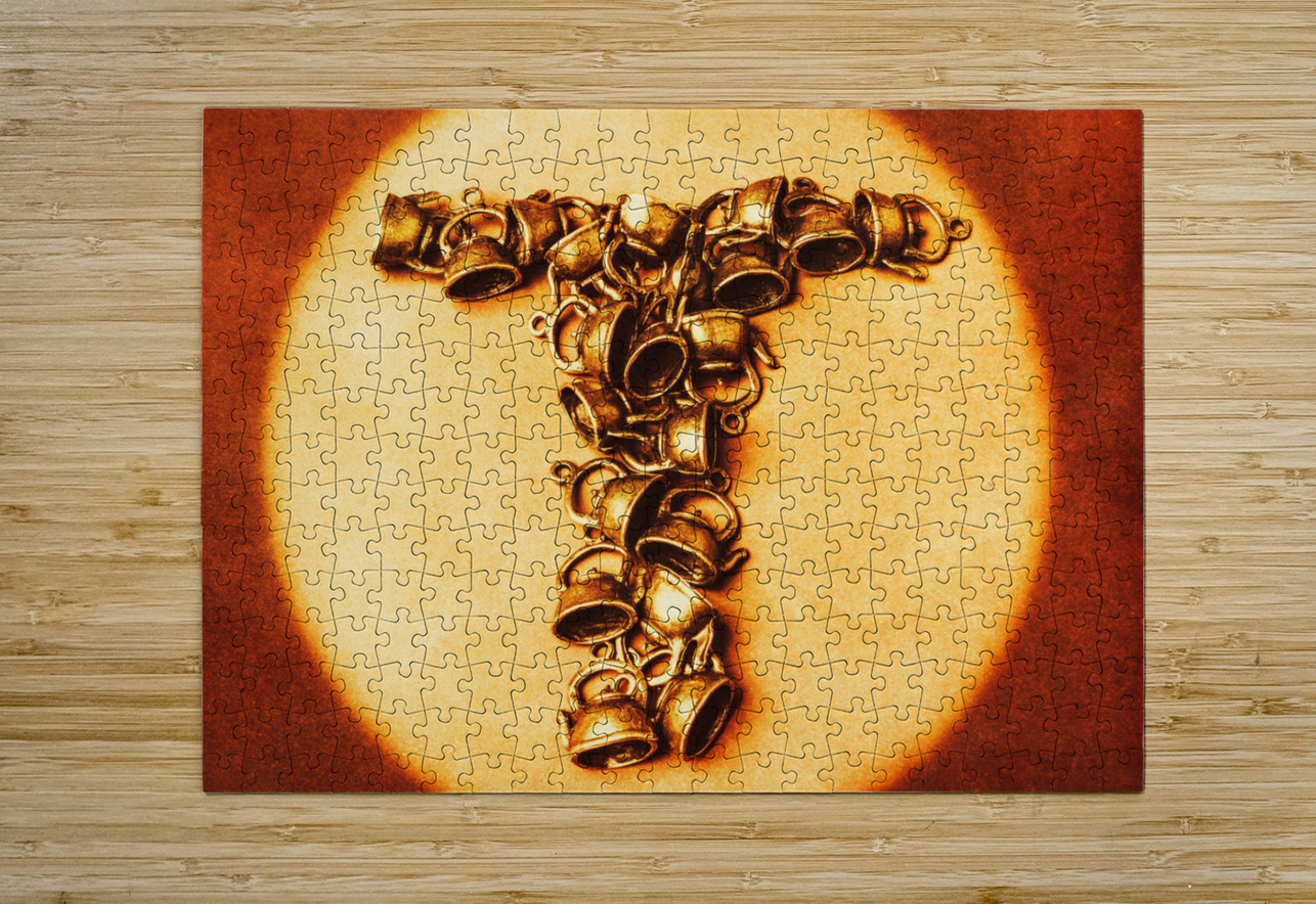 Vintage tea shop sign Jorgo Puzzle printing