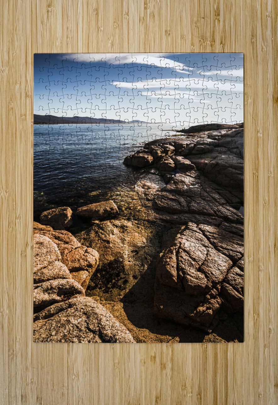 Beautiful rock covered coastline Jorgo Puzzle printing