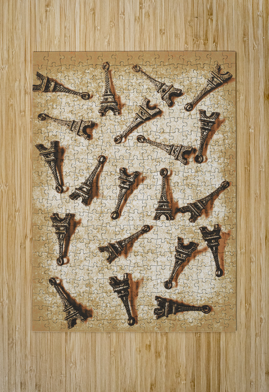 Time worn trinkets from vintage Paris Jorgo Puzzle printing
