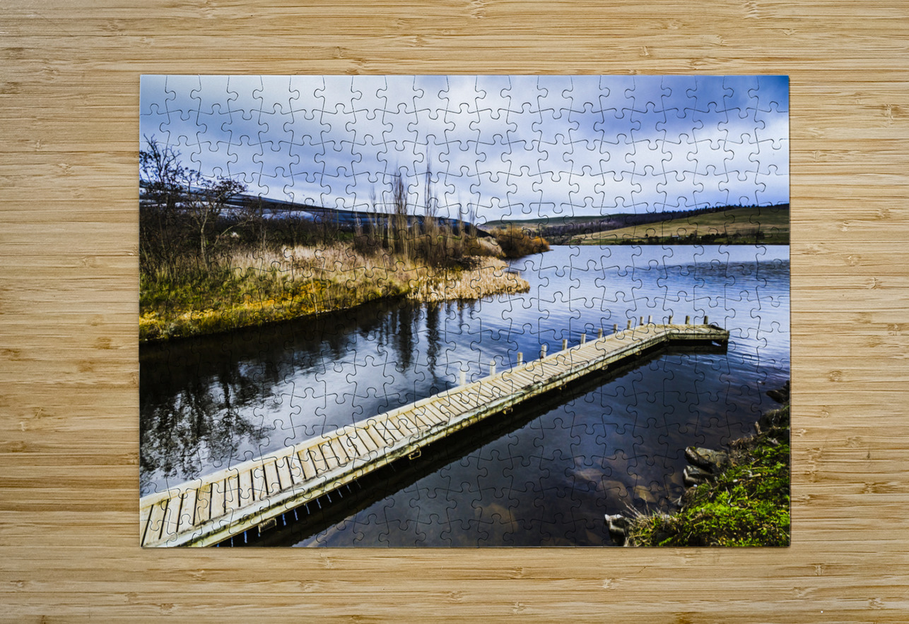 Tranquil wooden jetty Jorgo Puzzle printing