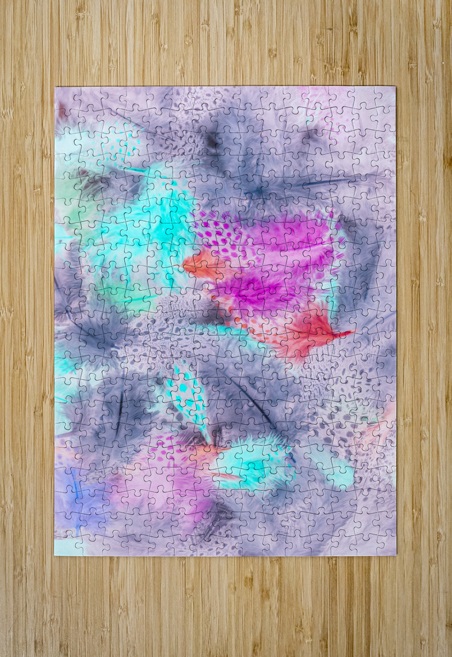 Pastel plumes Jorgo Puzzle printing