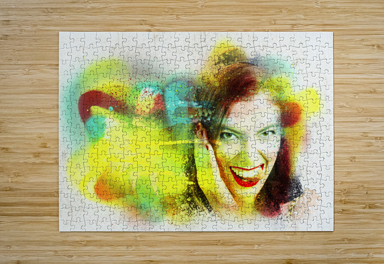 Crazy pin-up graffiti Jorgo Puzzle printing