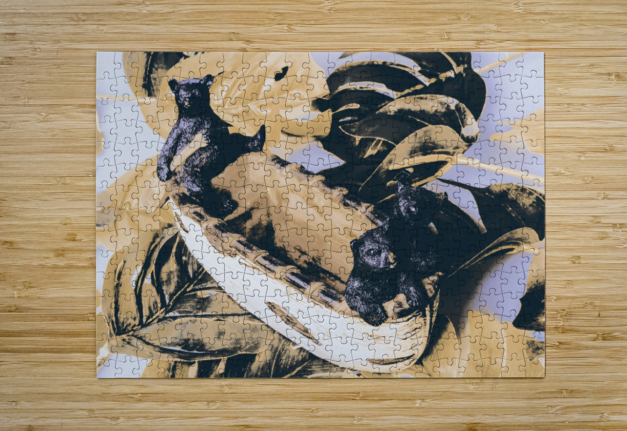 Leafy lake Jorgo Puzzle printing