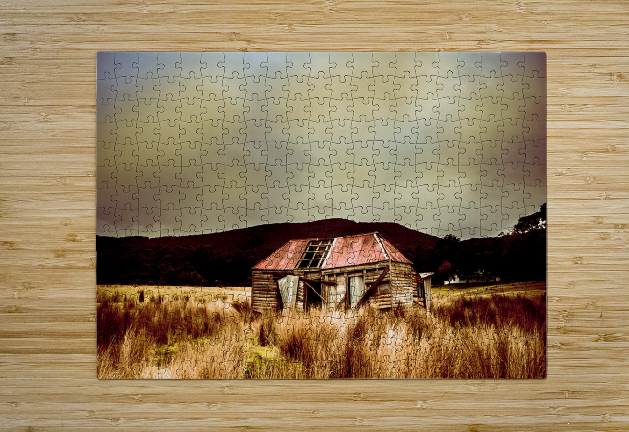 Collapsing old wooden farm building Jorgo Puzzle printing