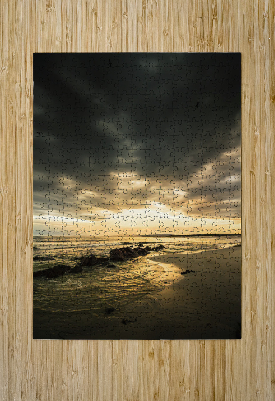 Exotic seaside sunrise Jorgo Puzzle printing