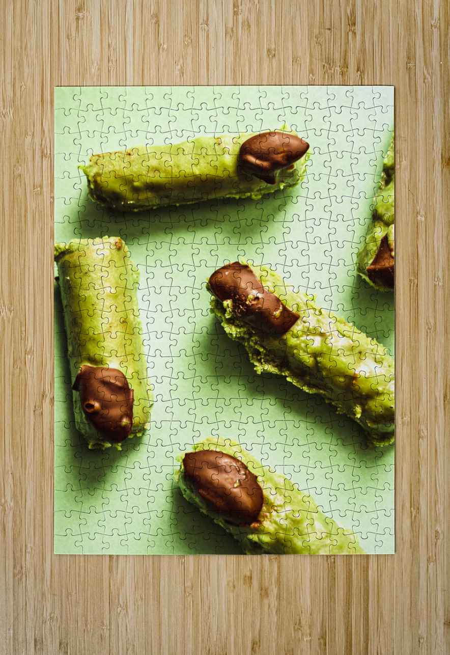 Ghastly green Halloween finger food Jorgo Puzzle printing