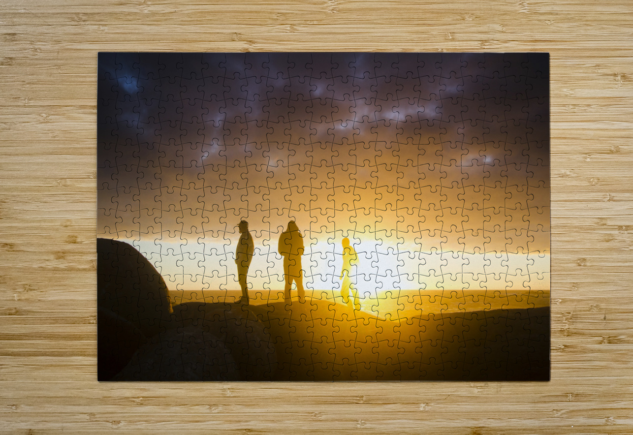 Late afternoon ocean sunset Jorgo Puzzle printing