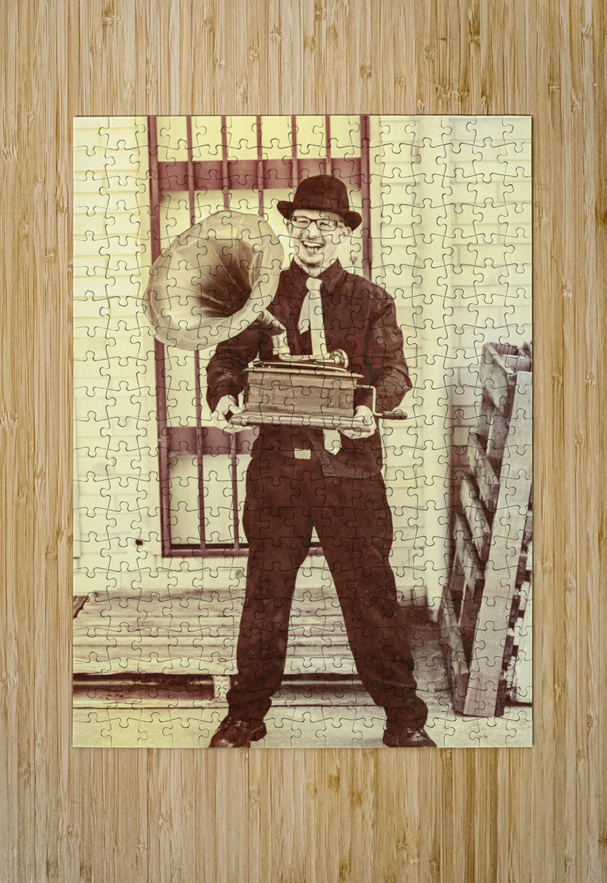 Jazz man in the back alley Jorgo Puzzle printing