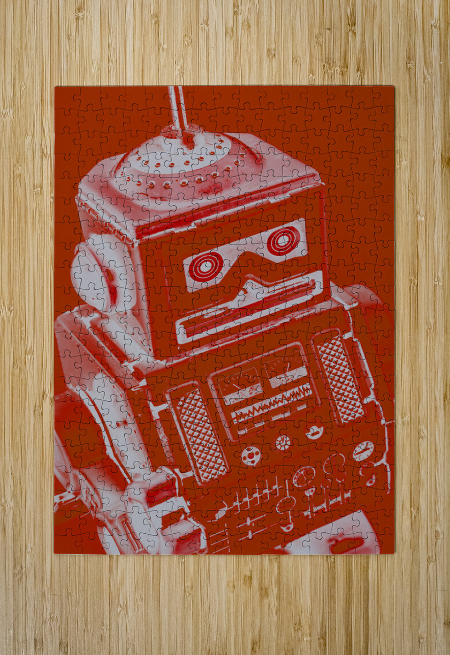 Industrial red Jorgo Puzzle printing