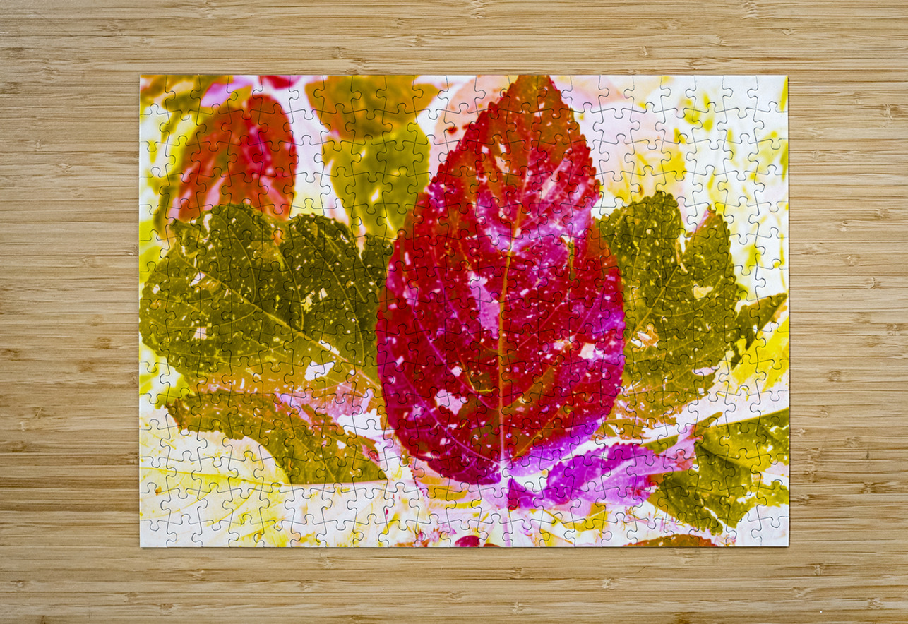 Forest of leafy hues Jorgo Puzzle printing